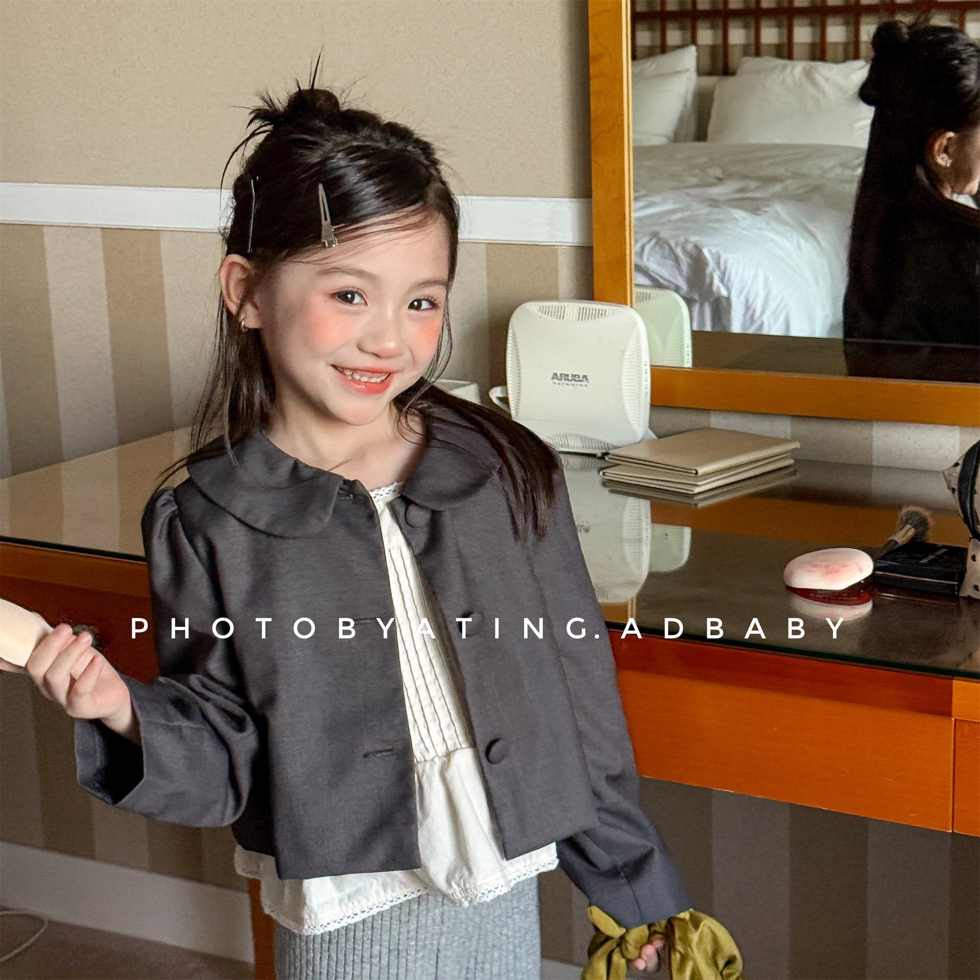 ショートコート・ジャケット・ジャンパー Small Blazer Cardigan Top テーラード カーディガン トップス【mh0012037】