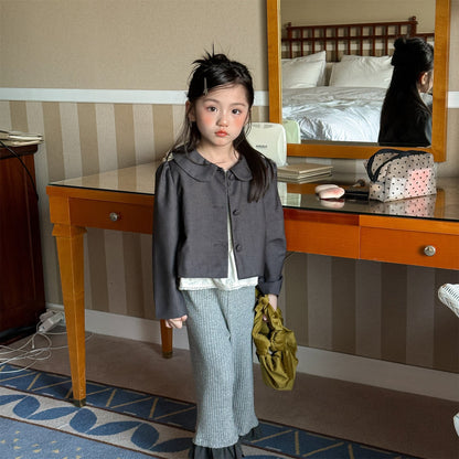 ショートコート・ジャケット・ジャンパー Small Blazer Cardigan Top テーラード カーディガン トップス【mh0012037】