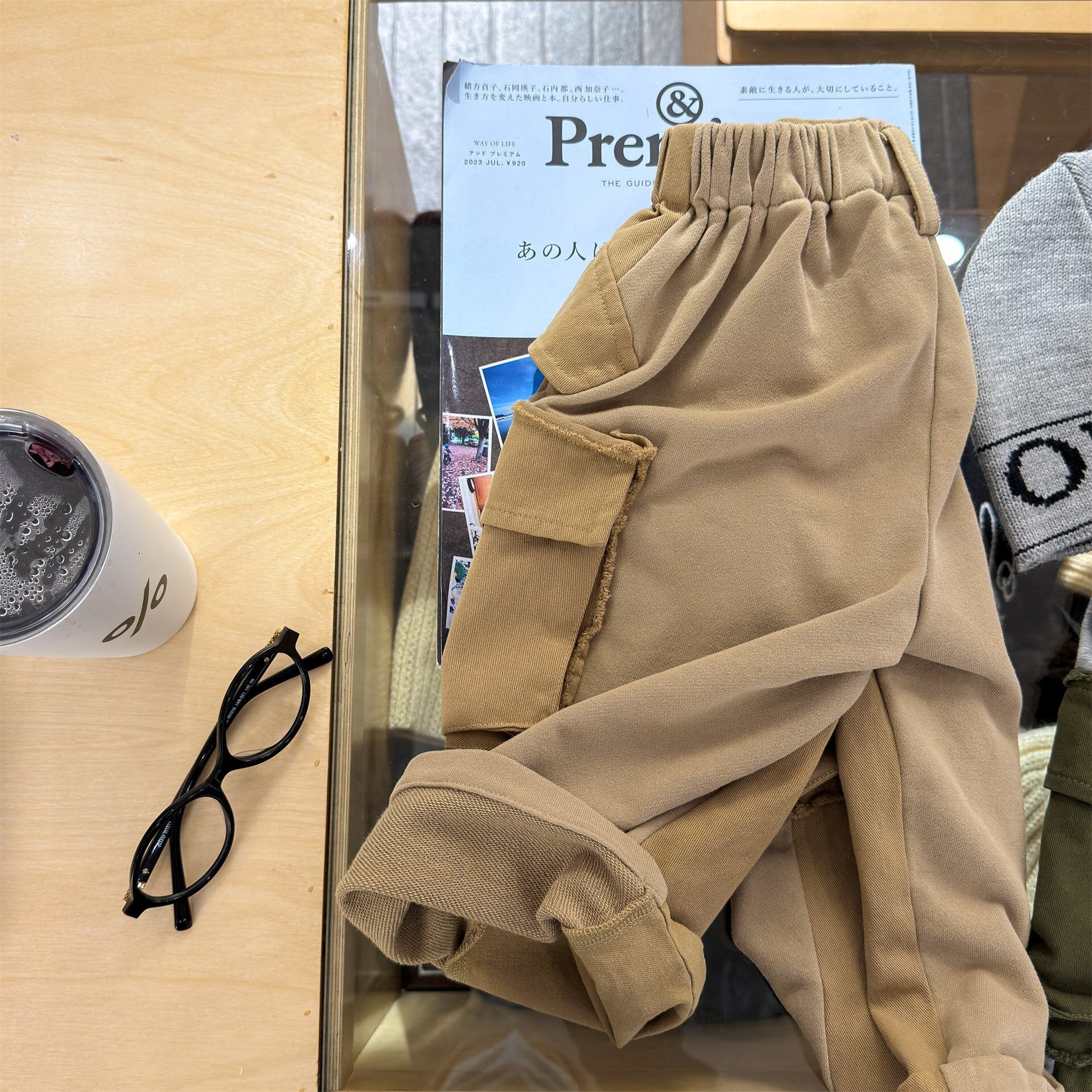 ロングパンツ・スウェットパンツ Spliced Sweatpants Cargo Pants 切り替え スウェット カーゴパンツ【mh0012080】