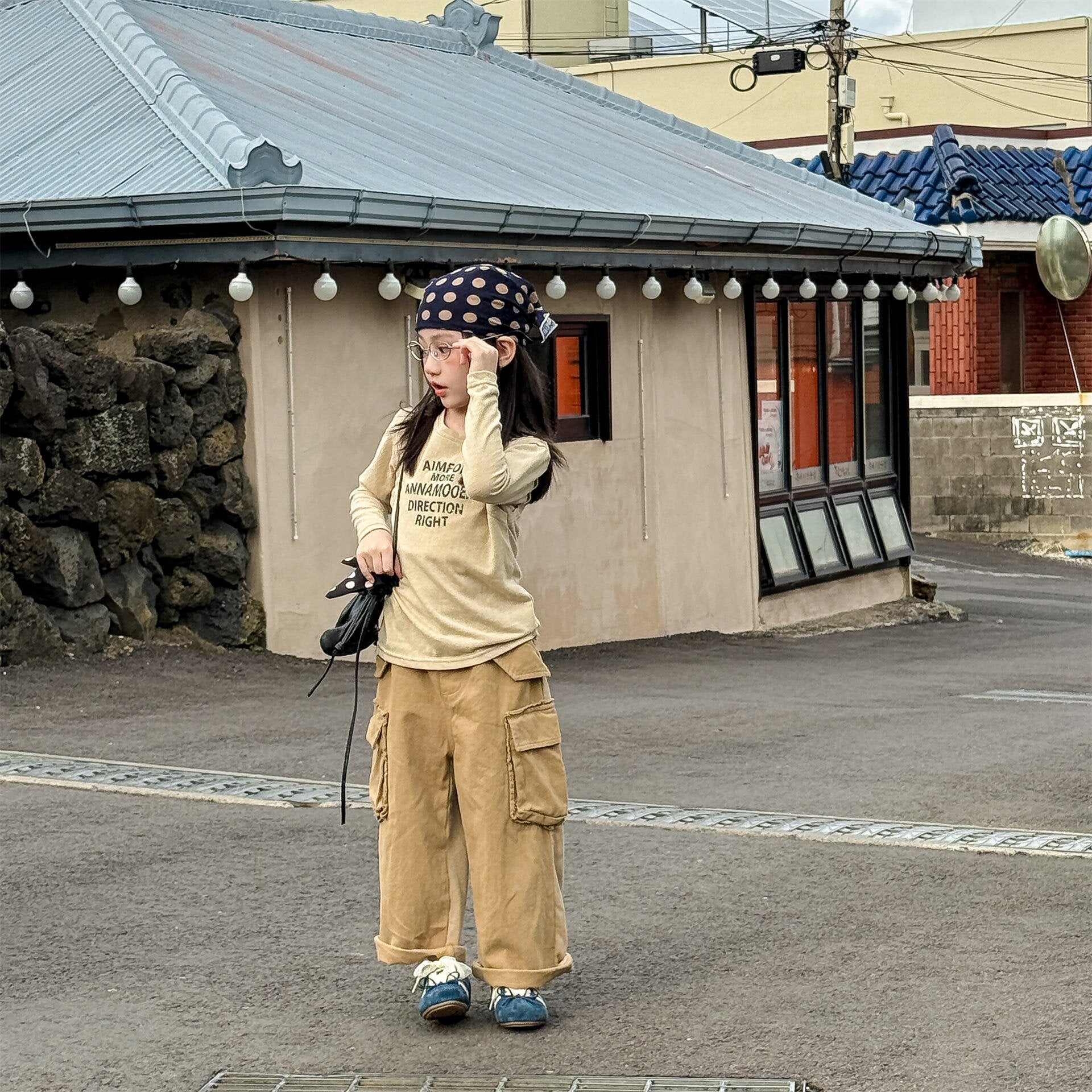 ロングパンツ・スウェットパンツ Spliced Sweatpants Cargo Pants 切り替え スウェット カーゴパンツ【mh0012080】