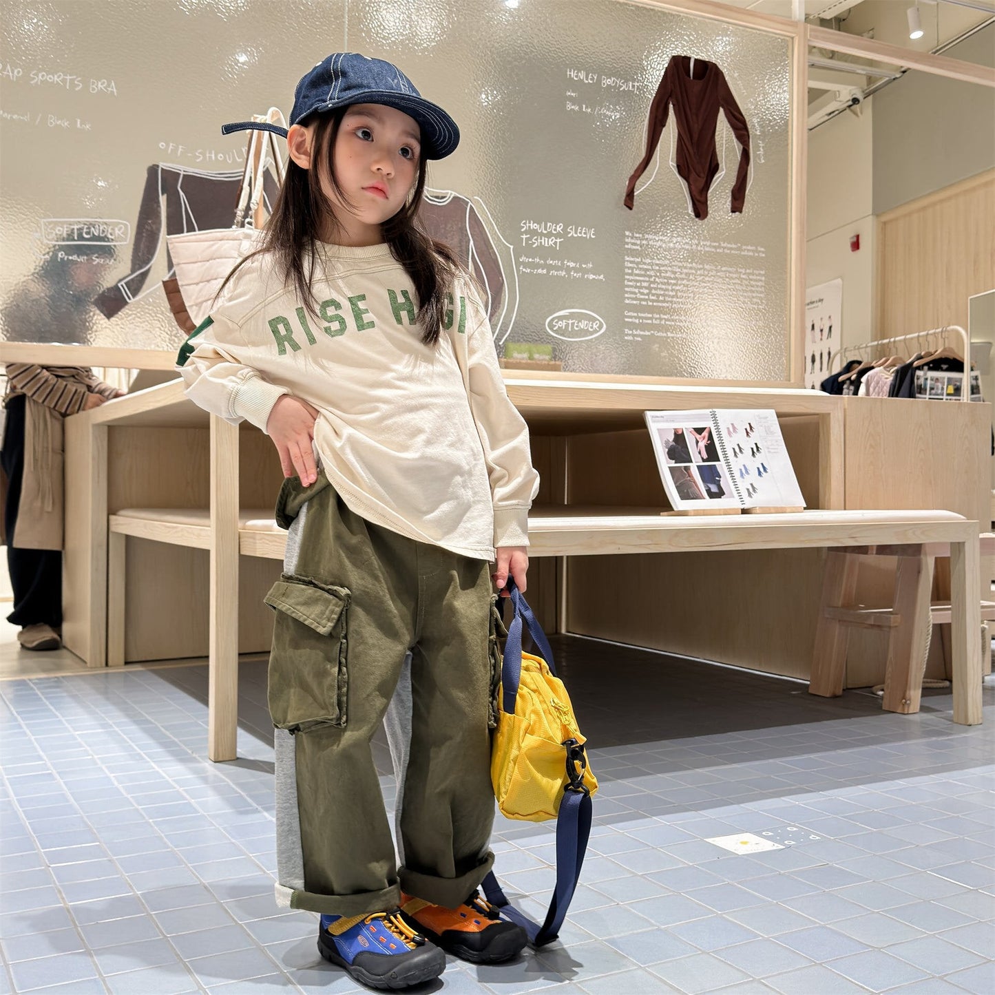 ロングパンツ・スウェットパンツ Spliced Sweatpants Cargo Pants 切り替え スウェット カーゴパンツ【mh0012080】
