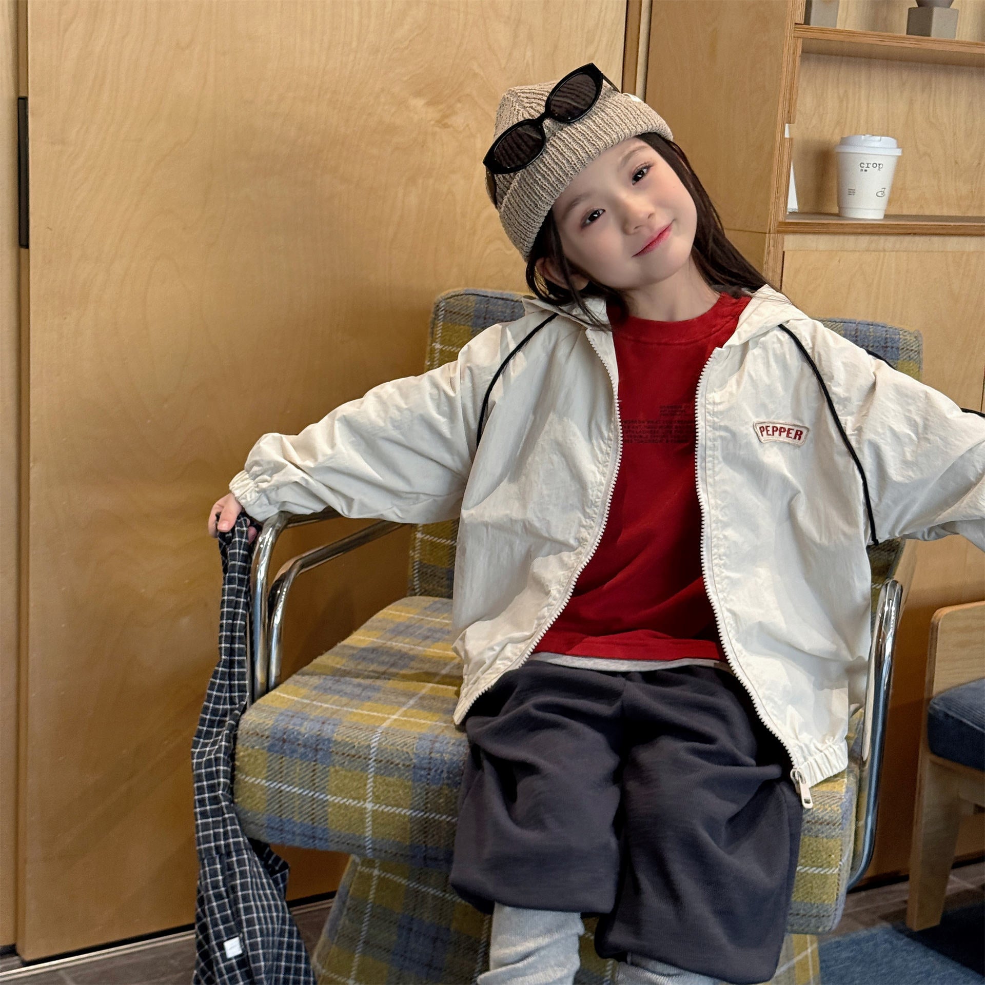 ショートコート・ジャケット・ジャンパー Spring Autumn Cardigan Jacket カーディガン ジャケット【mh0011953】