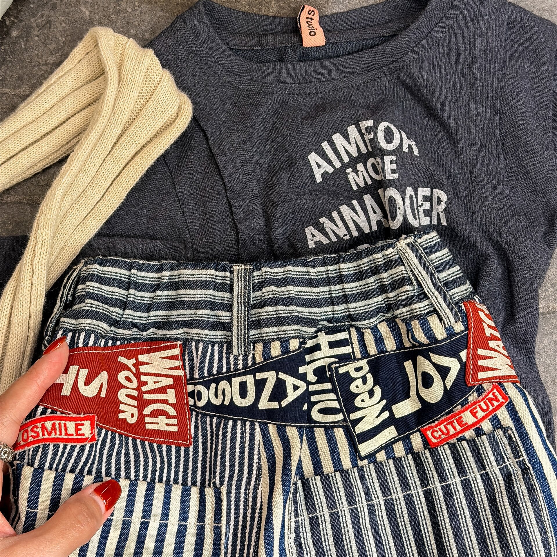 デニムパンツ Spring Denim Pants Harem Pants デニム ハーレムパンツ【mh0012081】