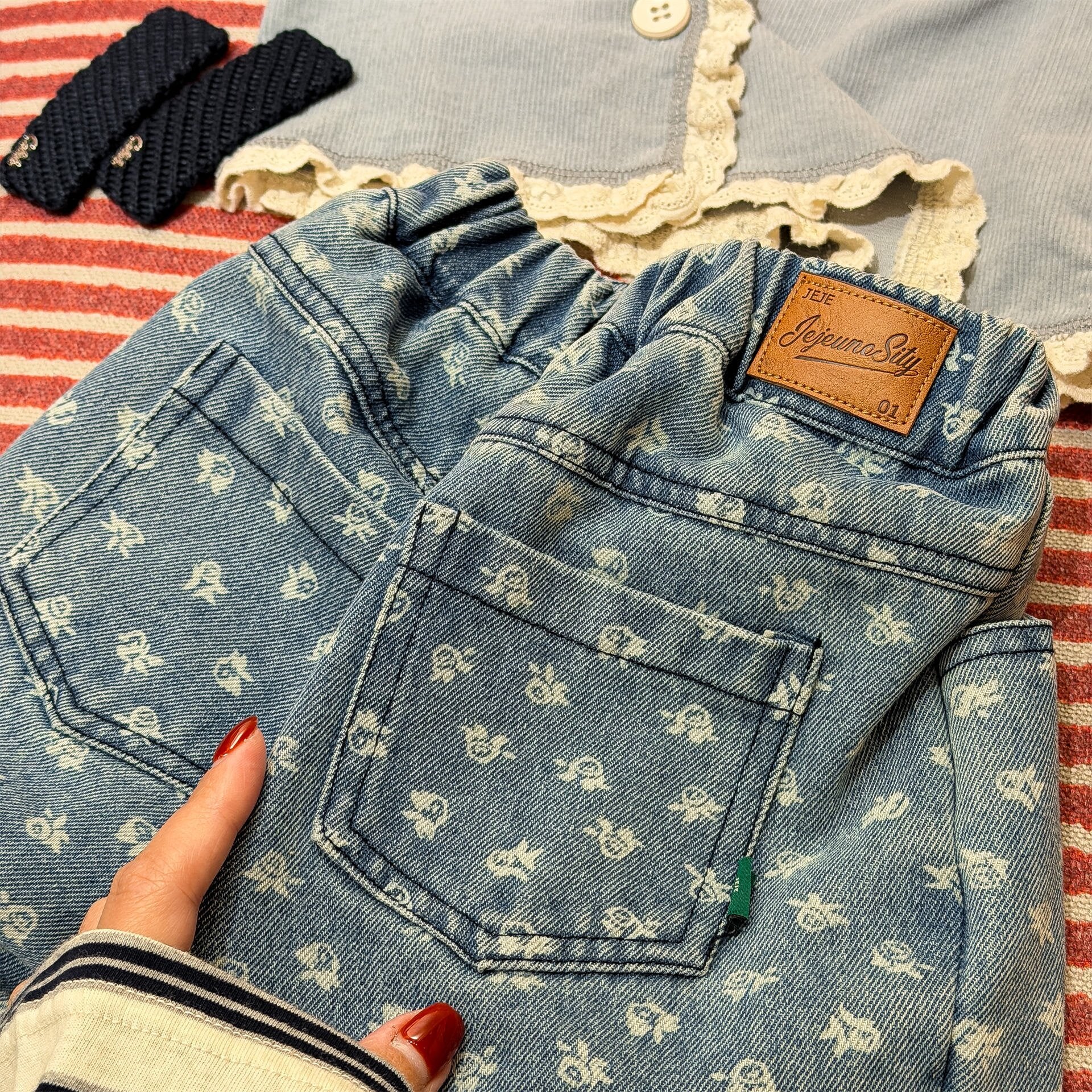デニムパンツ Spring Denim Pants Relaxed Pants デニム リラックスパンツ【mh0012085】
