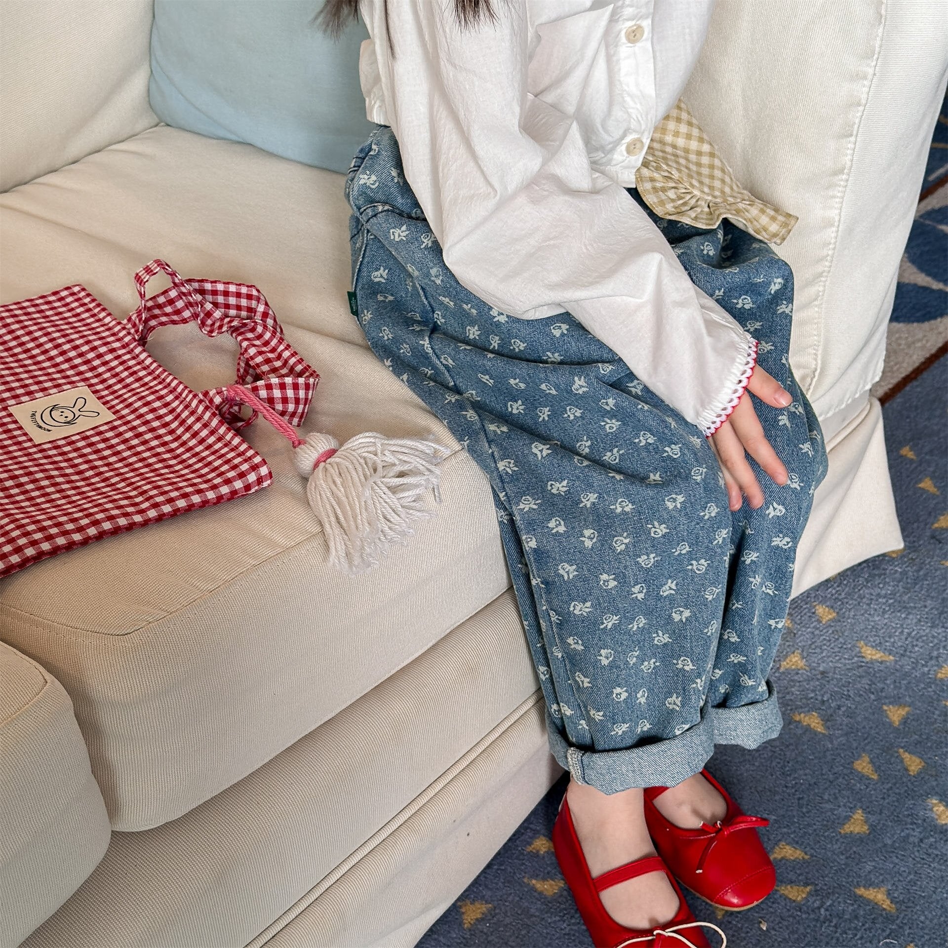 デニムパンツ Spring Denim Pants Relaxed Pants デニム リラックスパンツ【mh0012085】