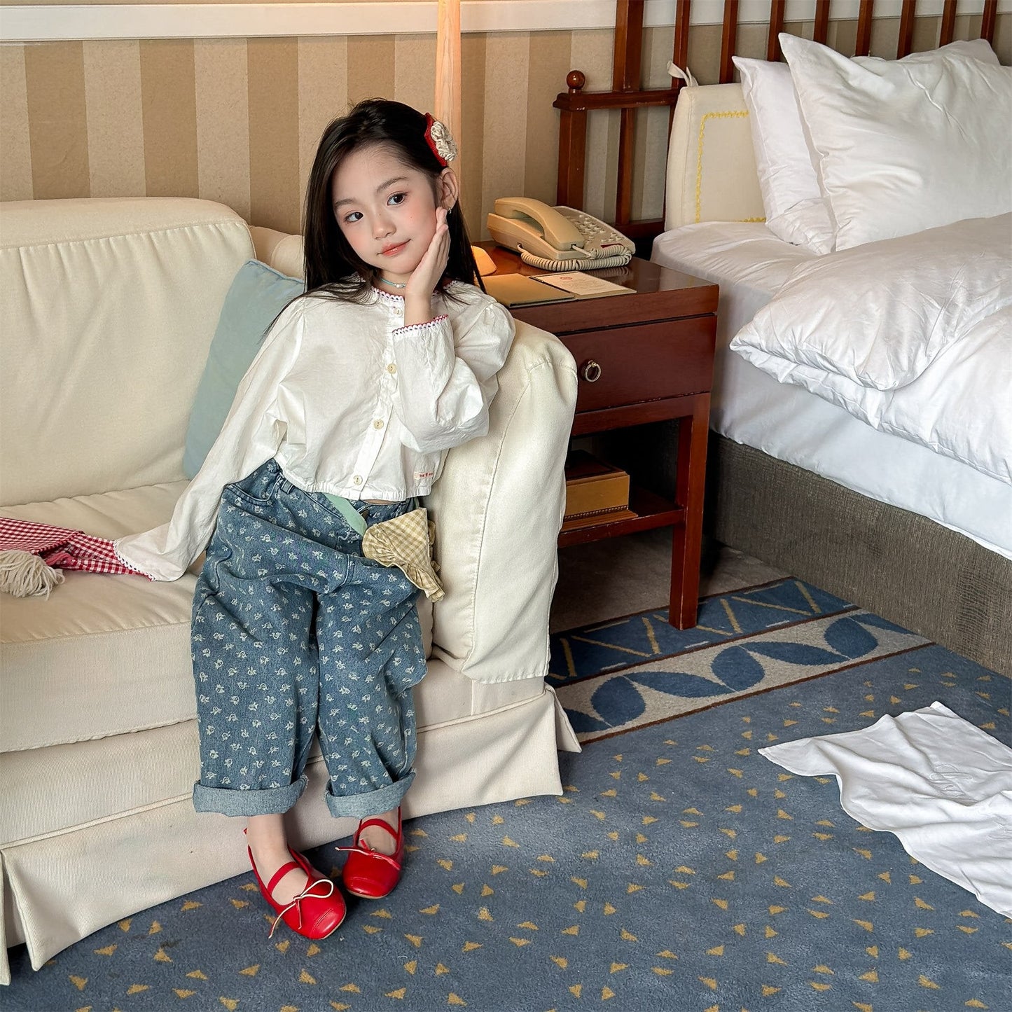 デニムパンツ Spring Denim Pants Relaxed Pants デニム リラックスパンツ【mh0012085】