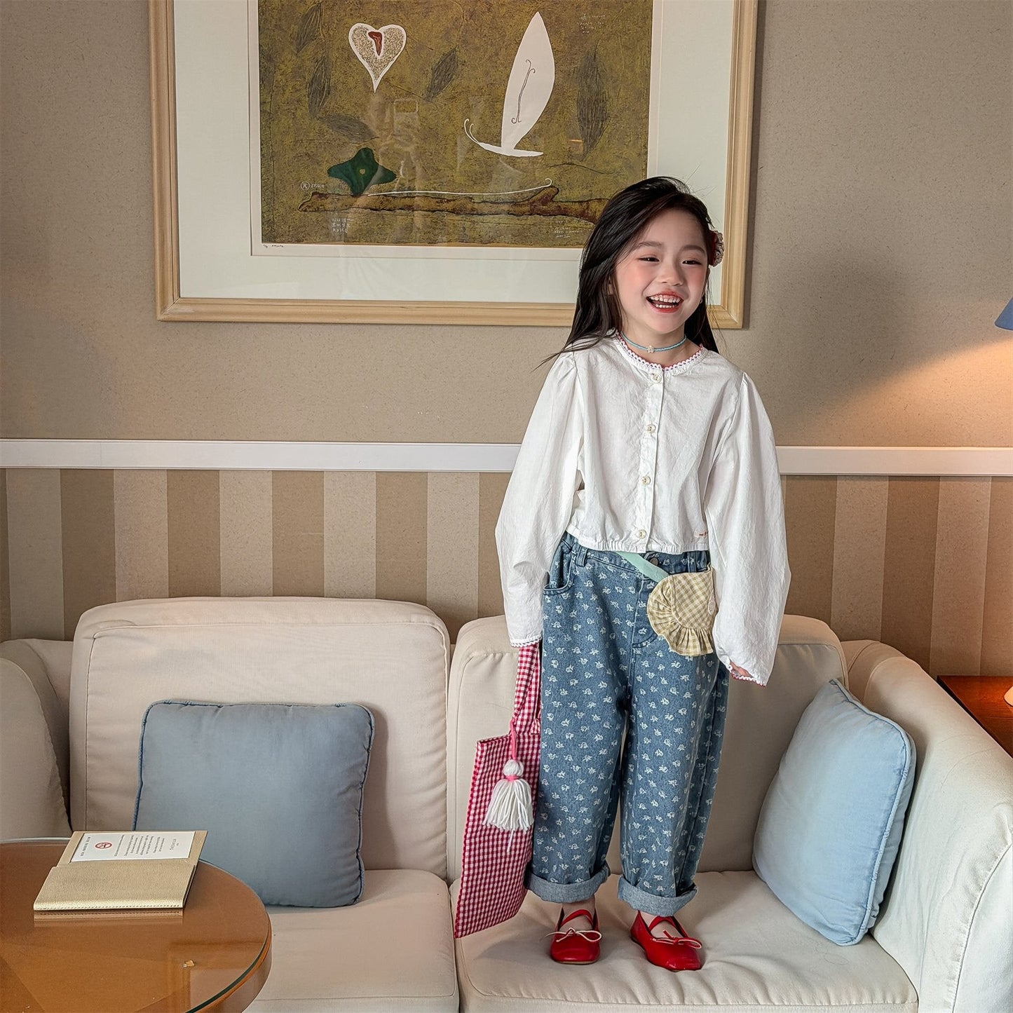 デニムパンツ Spring Denim Pants Relaxed Pants デニム リラックスパンツ【mh0012085】