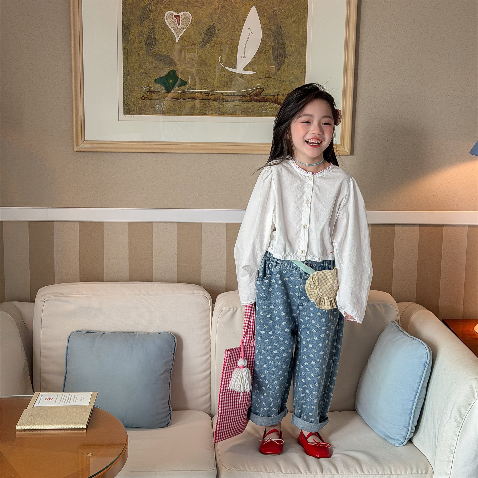 デニムパンツ Spring Denim Pants Relaxed Pants デニム リラックスパンツ【mh0012085】