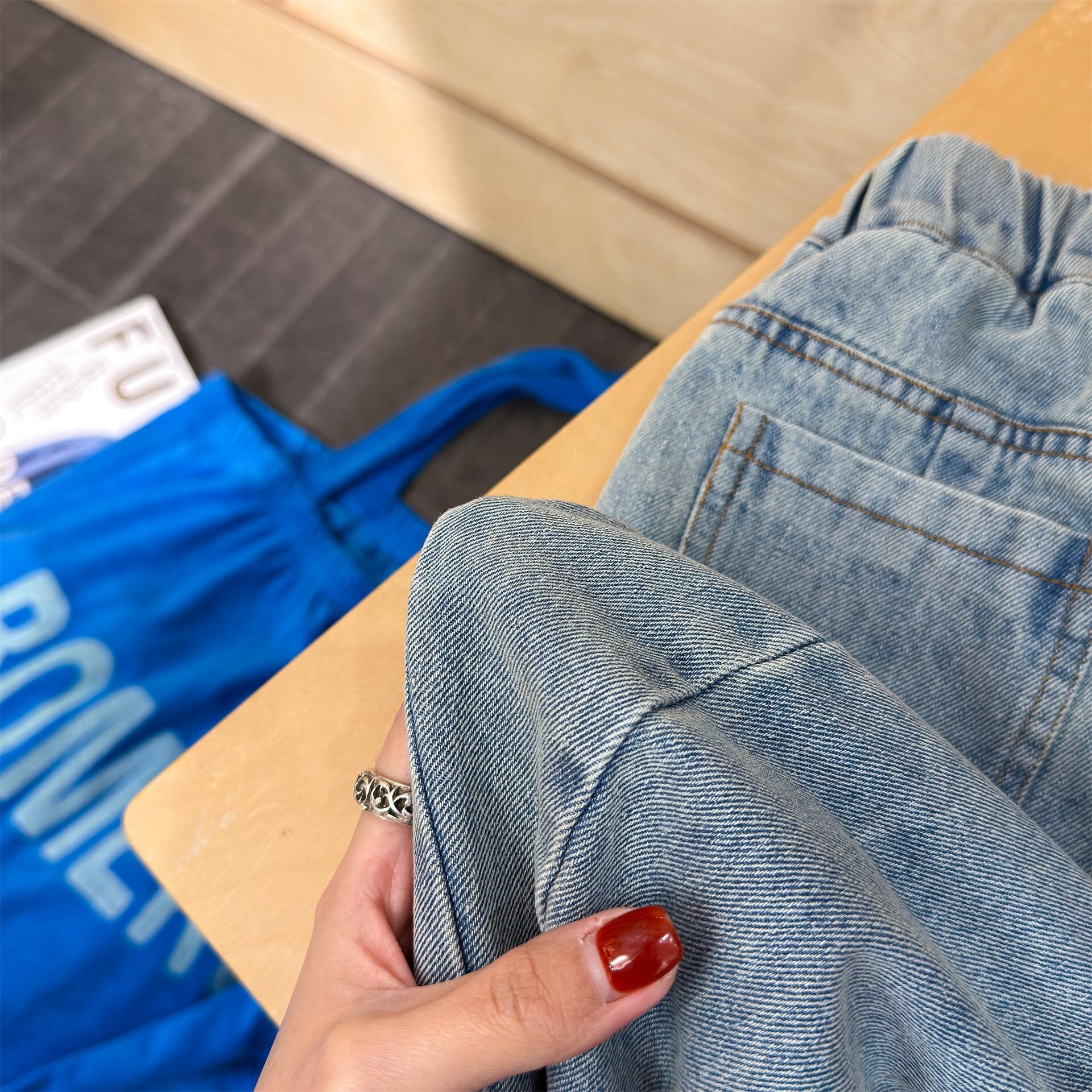 デニムパンツ Spring Denim Tapered Pants デニム テーパードパンツ【mh0012082】