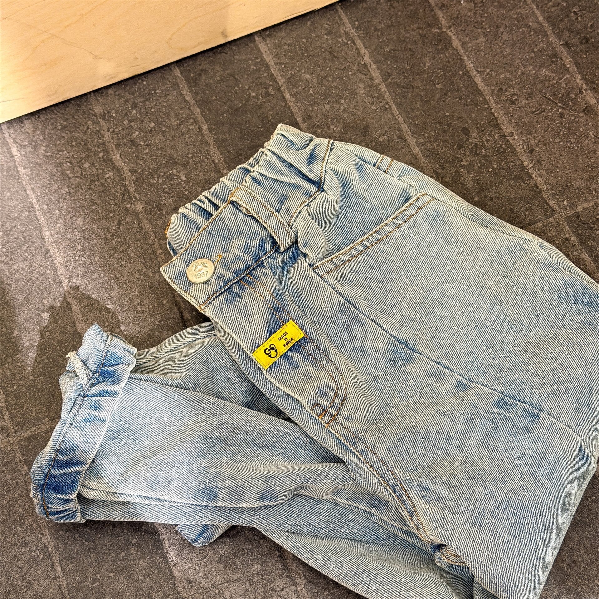 デニムパンツ Spring Denim Tapered Pants デニム テーパードパンツ【mh0012082】