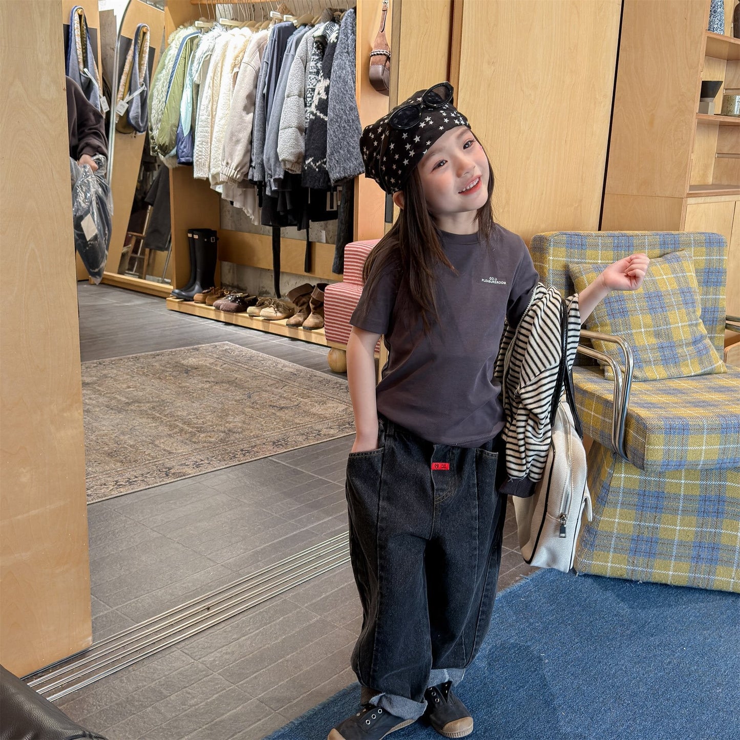 デニムパンツ Spring Denim Tapered Pants デニム テーパードパンツ【mh0012082】