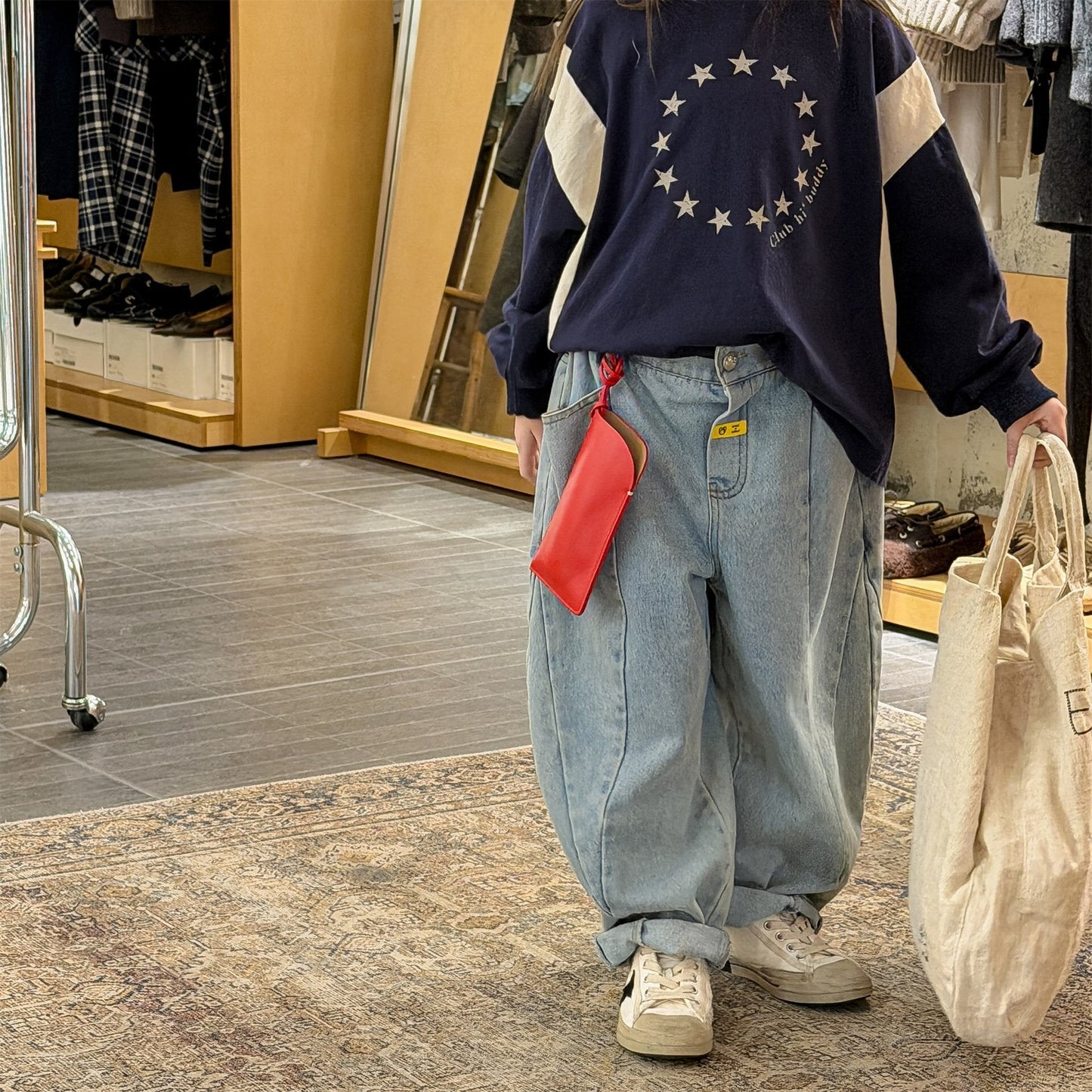 デニムパンツ Spring Denim Tapered Pants デニム テーパードパンツ【mh0012082】