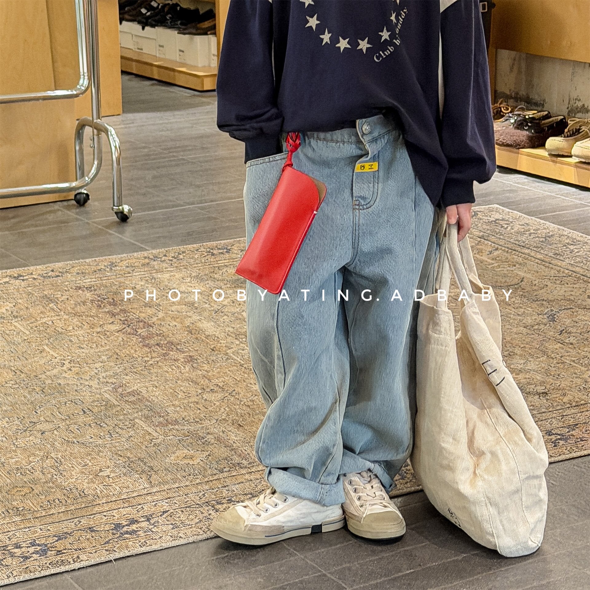 デニムパンツ Spring Denim Tapered Pants デニム テーパードパンツ【mh0012082】