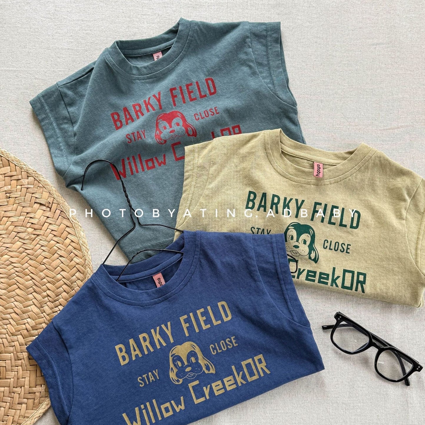 タンクトップ・キャミソール・ノースリーブトップス プリント半袖Tシャツ【mh0009535】