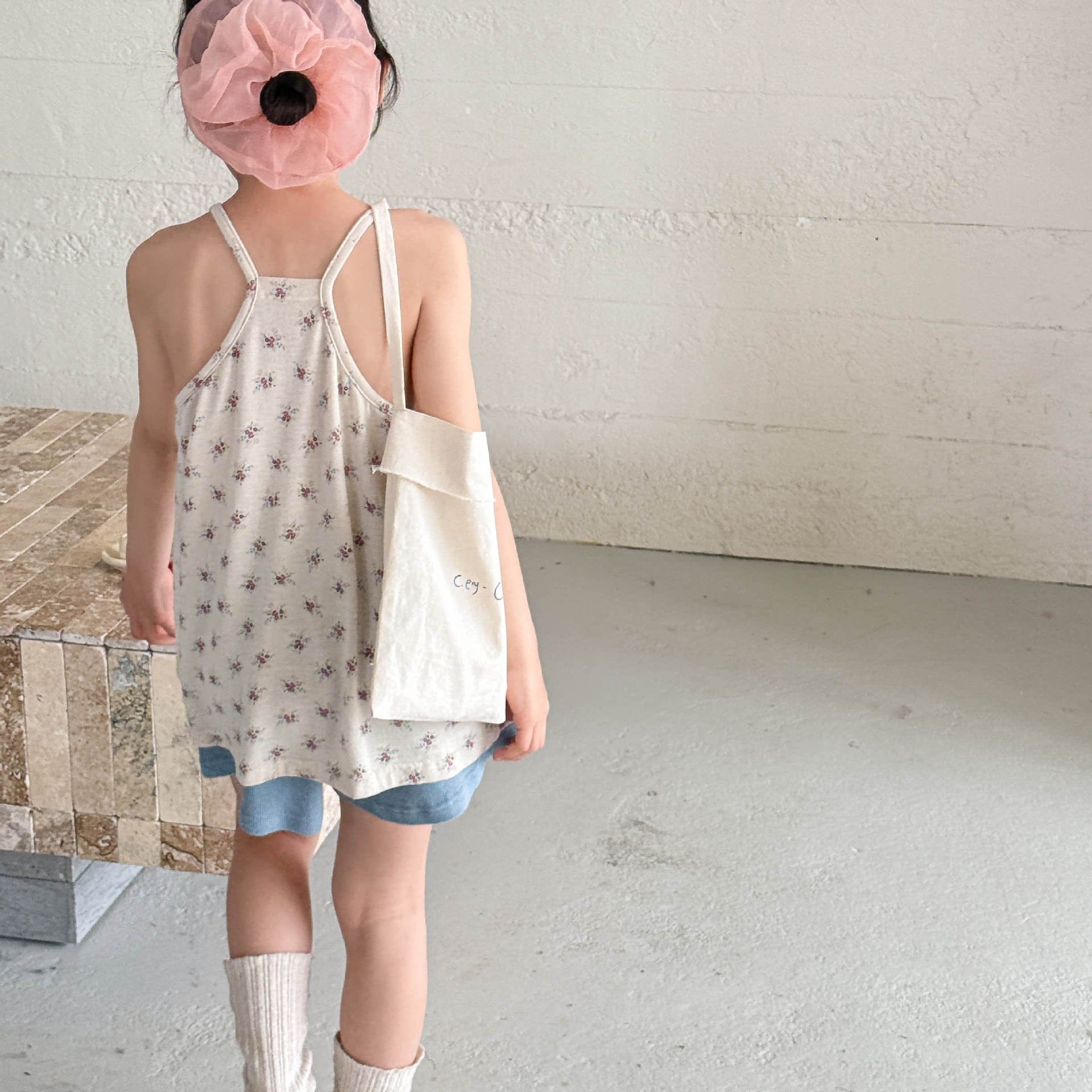 タンクトップ・キャミソール・ノースリーブトップス ノースリーブキャミソールTシャツ【mh0009545】