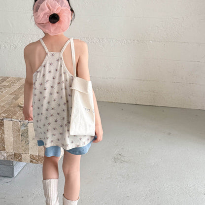 タンクトップ・キャミソール・ノースリーブトップス ノースリーブキャミソールTシャツ【mh0009545】