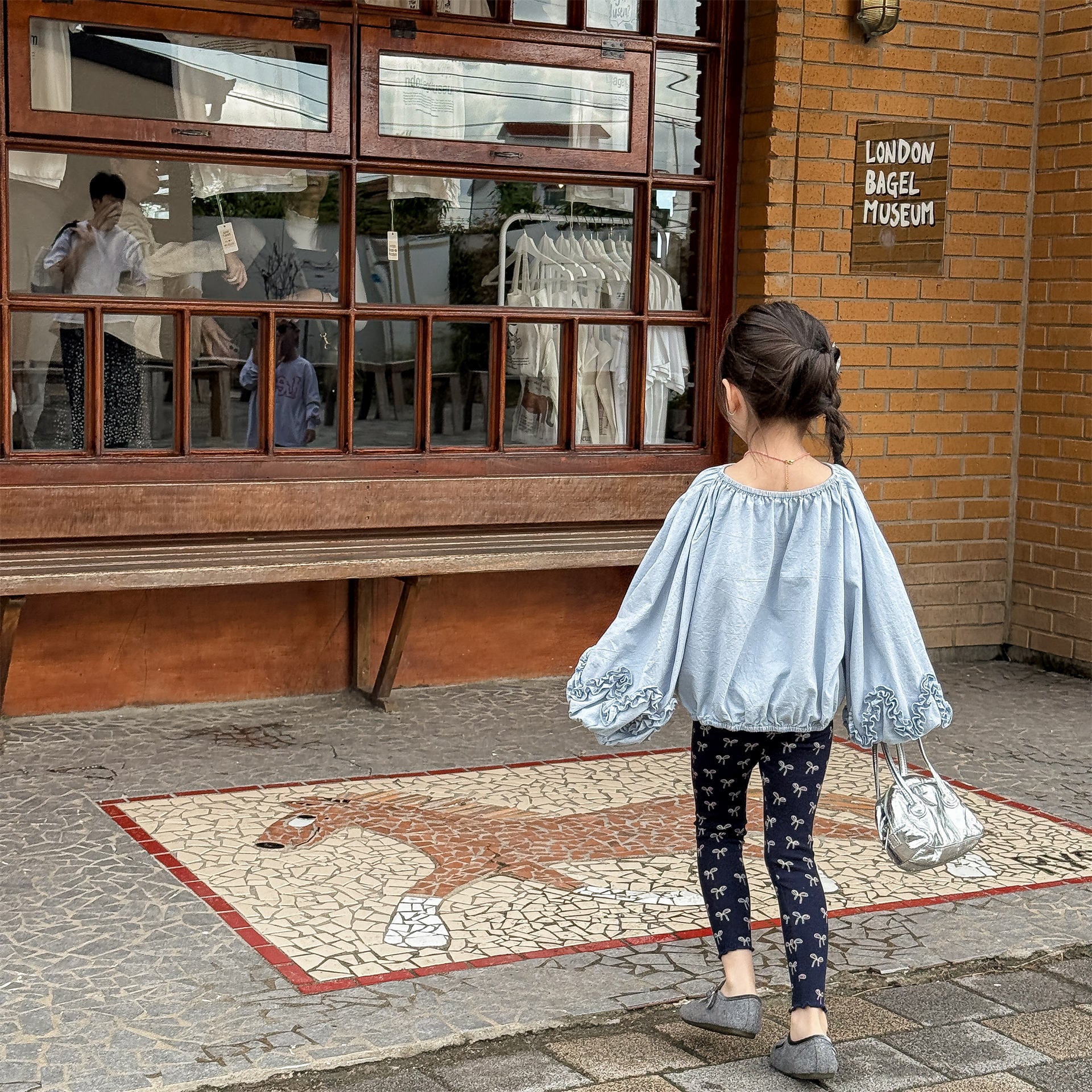 長袖シャツ・ブラウス Washed Cotton Puff Sleeve Shirt コットン パフスリーブ シャツ【mh0011951】