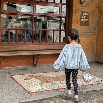 長袖シャツ・ブラウス Washed Cotton Puff Sleeve Shirt コットン パフスリーブ シャツ【mh0011951】