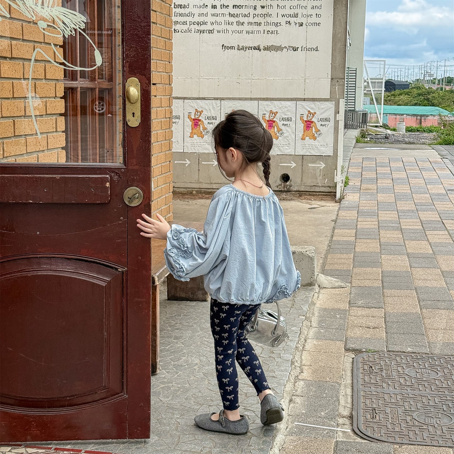 長袖シャツ・ブラウス Washed Cotton Puff Sleeve Shirt コットン パフスリーブ シャツ【mh0011951】