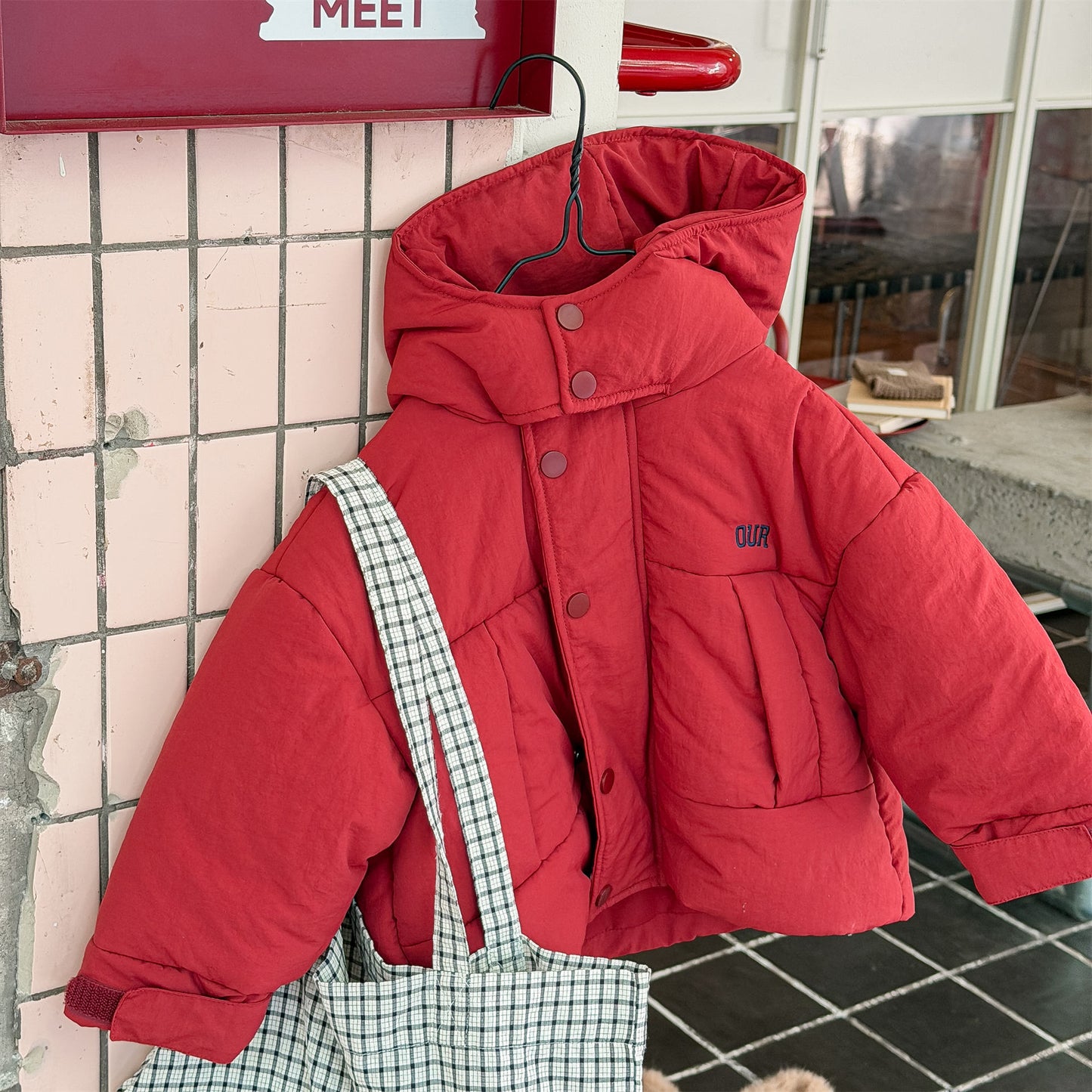 フーディパファージャケット 中綿ブルゾン コート【mh0011913】