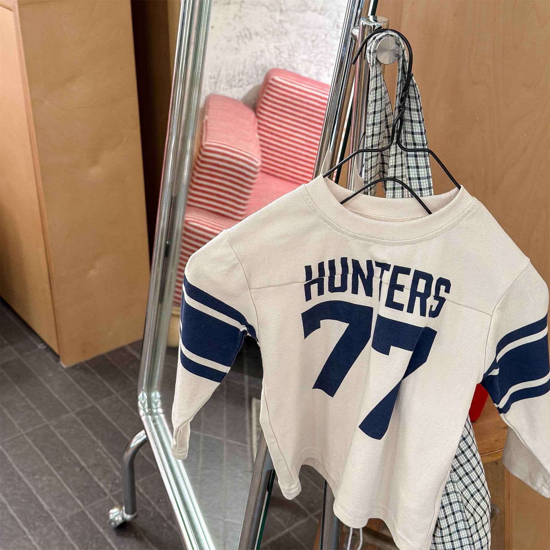 長袖Tシャツ Beige / 80cm Long Sleeve Sweatshirt T Shirt 長袖 スウェット トップス【mh0012041】