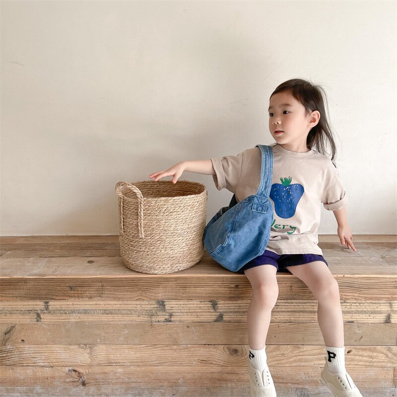 半袖Tシャツ Berry Print Short Sleeve T-Shirt ベリープリント 半袖Tシャツ【mh0012140】
