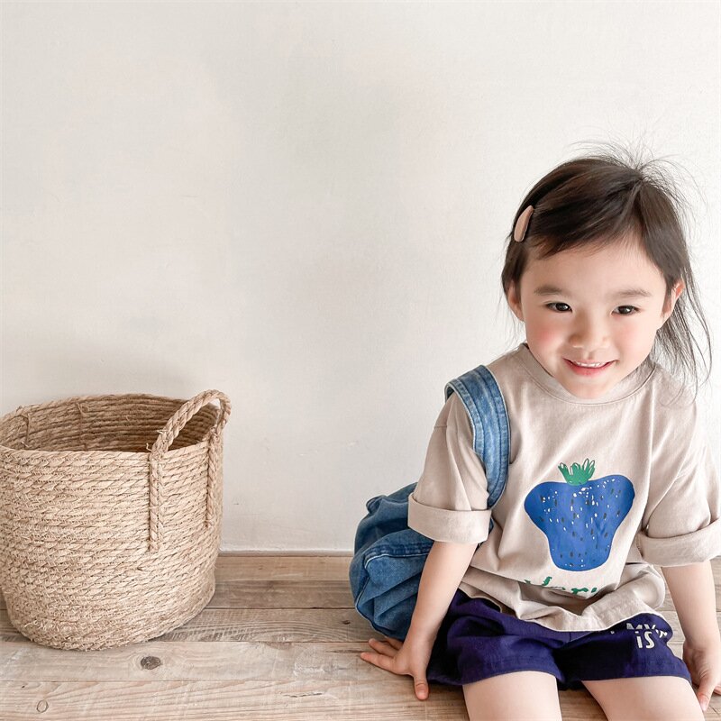 半袖Tシャツ Berry Print Short Sleeve T-Shirt ベリープリント 半袖Tシャツ【mh0012140】