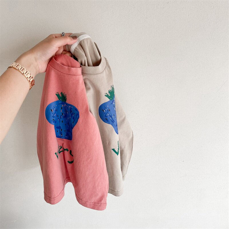 半袖Tシャツ Berry Print Short Sleeve T-Shirt ベリープリント 半袖Tシャツ【mh0012140】