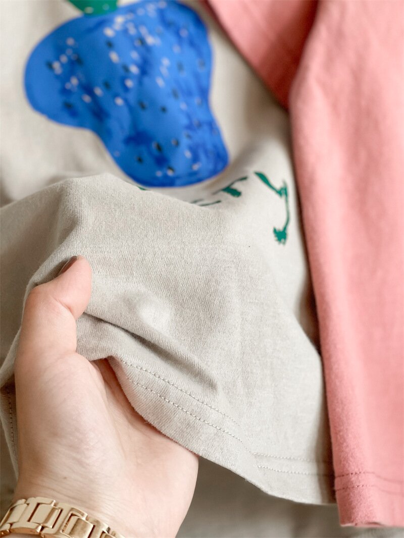 半袖Tシャツ Berry Print Short Sleeve T-Shirt ベリープリント 半袖Tシャツ【mh0012140】