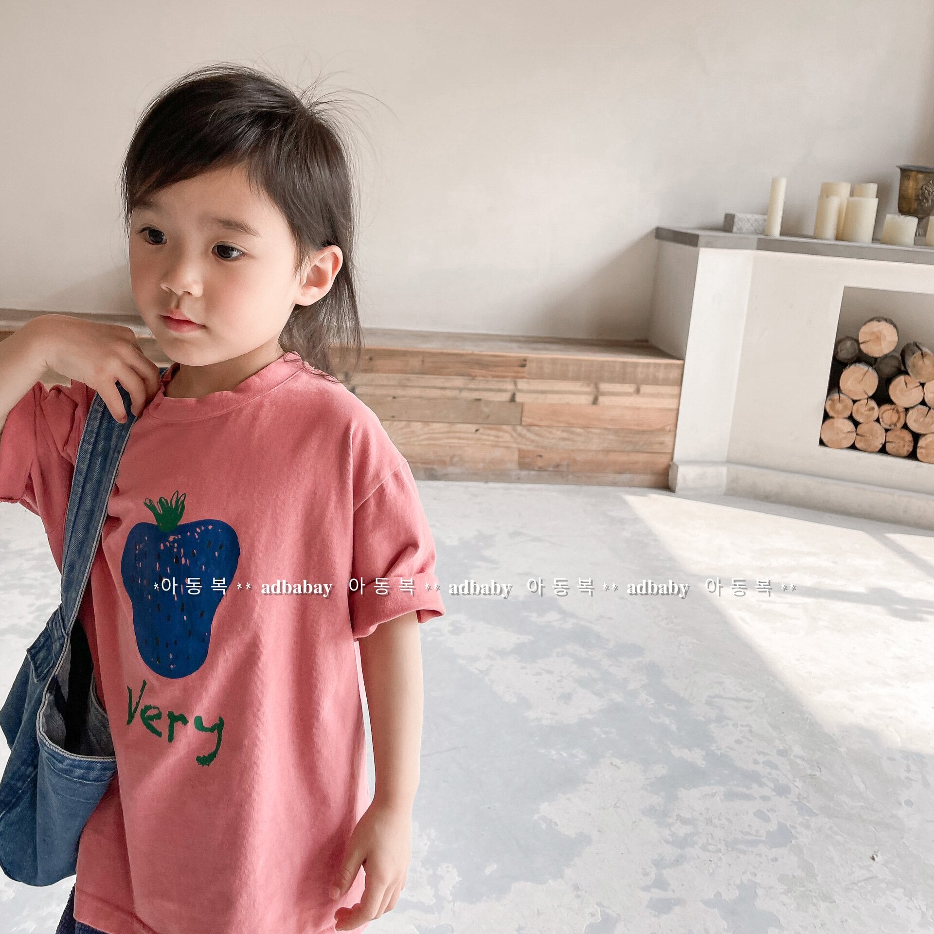 半袖Tシャツ Berry Print Short Sleeve T-Shirt ベリープリント 半袖Tシャツ【mh0012140】
