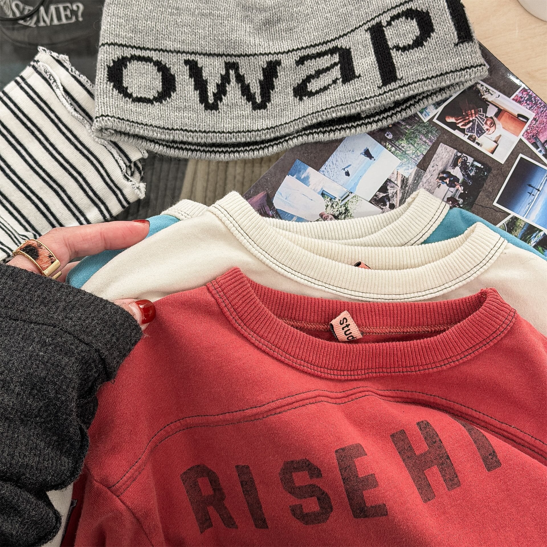 長袖Tシャツ Long Sleeve Sweatshirt T Shirt 長袖 スウェット トップス【mh0012040】