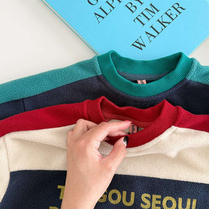 長袖Tシャツ 長袖フリース ラグラン袖 プリントロゴ クルーネック トップス【mh0011426】