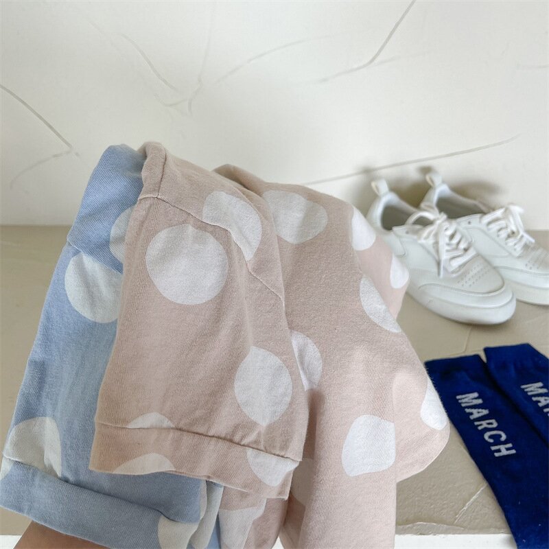 半袖Tシャツ Polka Dot Short Sleeve T-Shirt ドット柄 半袖Tシャツ【mh0012138】