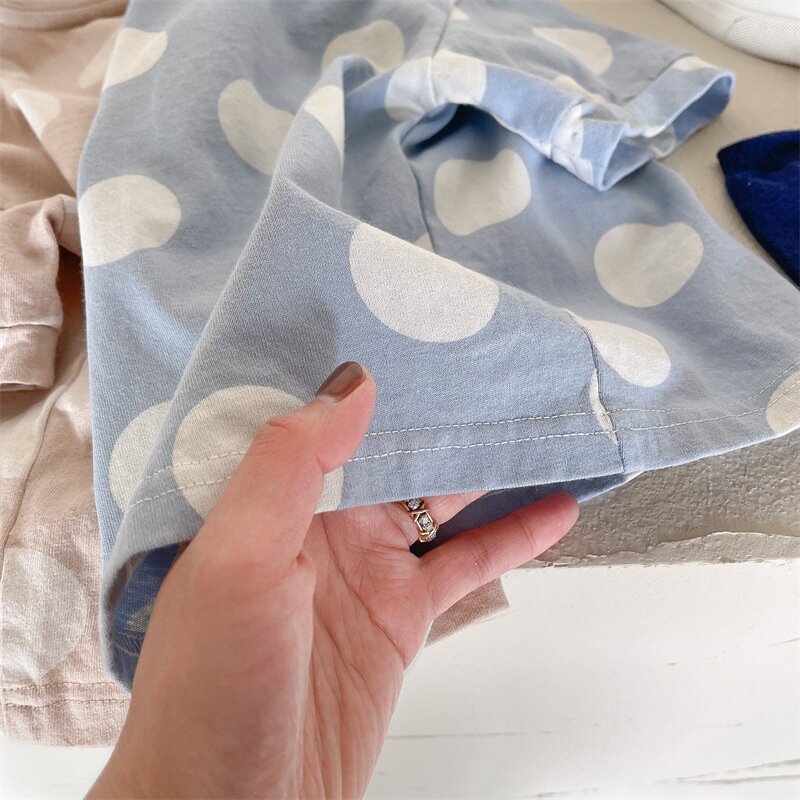 半袖Tシャツ Polka Dot Short Sleeve T-Shirt ドット柄 半袖Tシャツ【mh0012138】