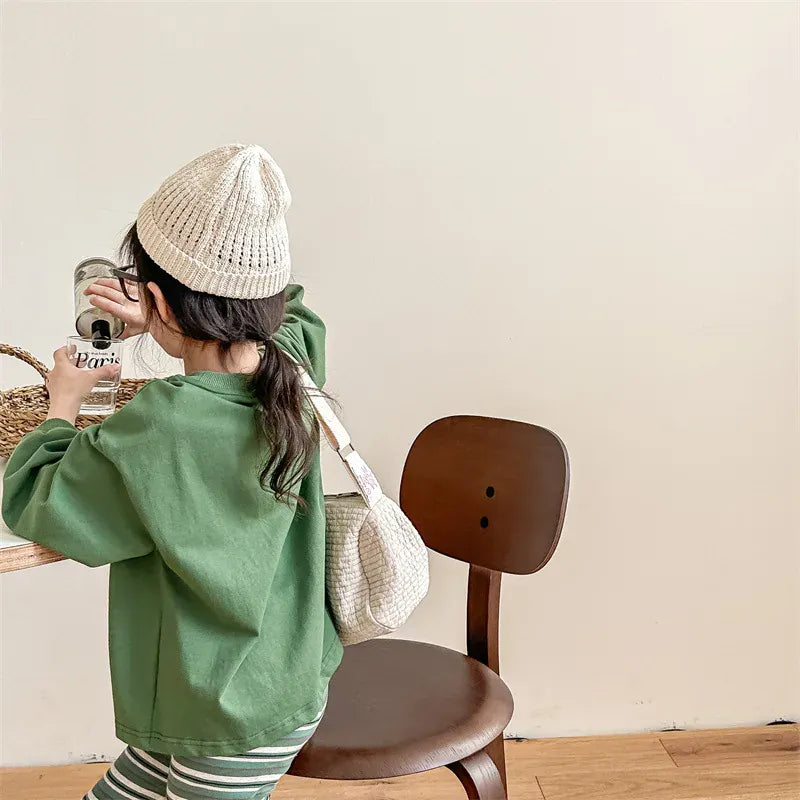 長袖Tシャツ キッズトップス 長袖プリントTシャツ 3カラー【mh0006850】