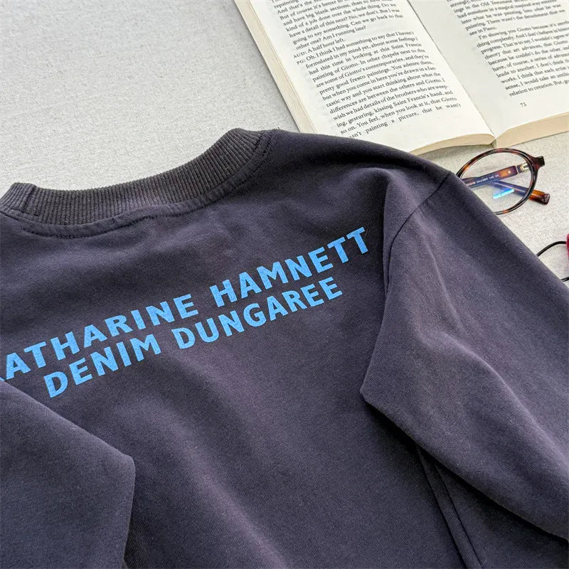 長袖Tシャツ キッズトップス ボーダー/無地ロゴプリント長袖Tシャツ【mh0008965】