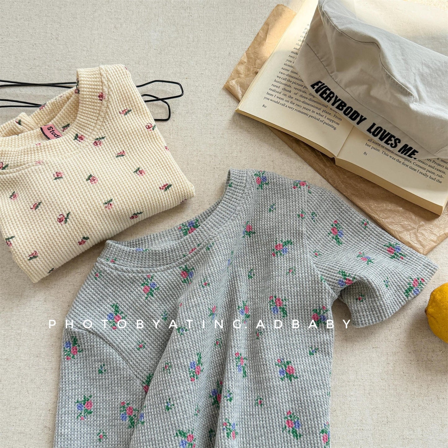 半袖Tシャツ フラワープリント半袖Tシャツ【mh0009783】