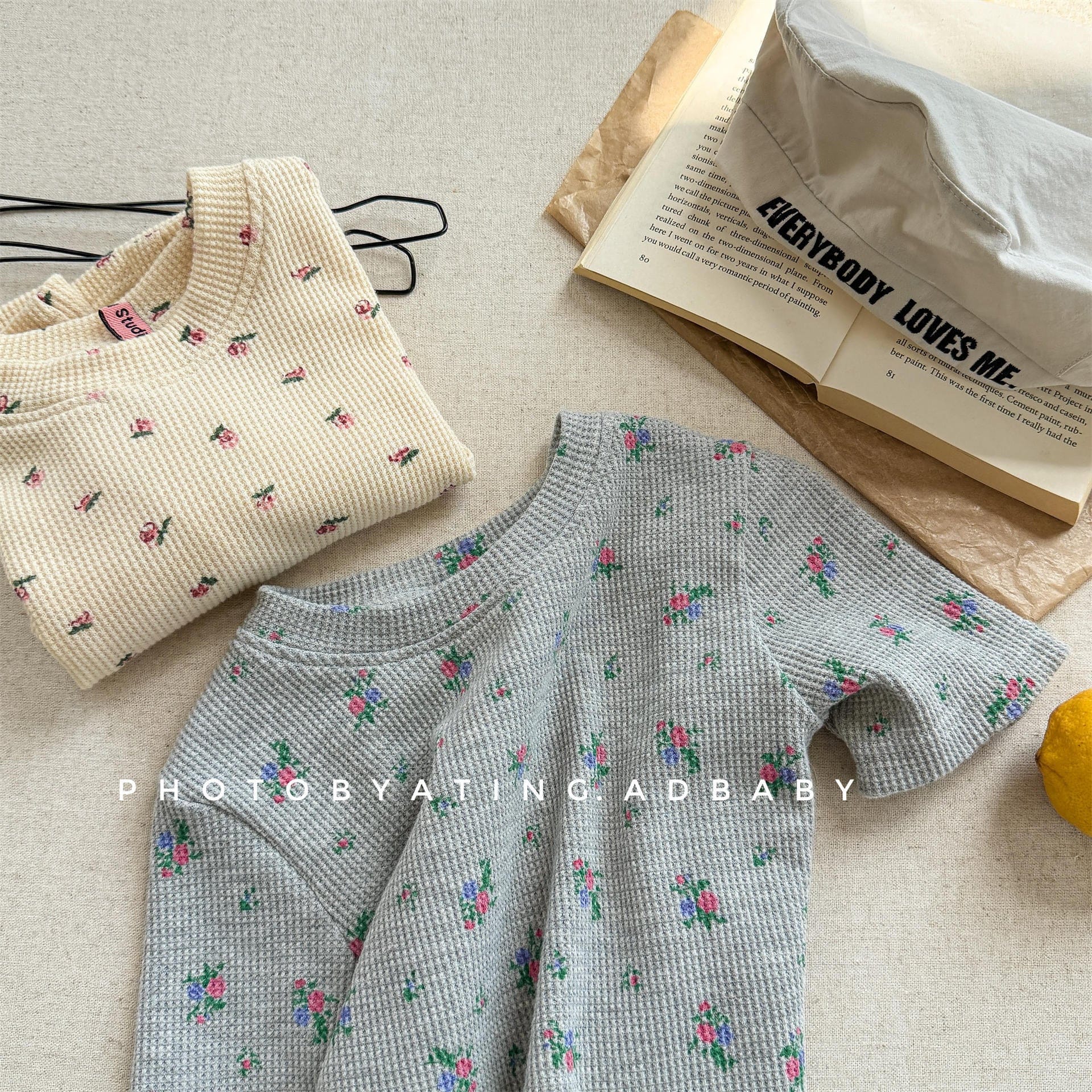 半袖Tシャツ フラワープリント半袖Tシャツ【mh0009783】