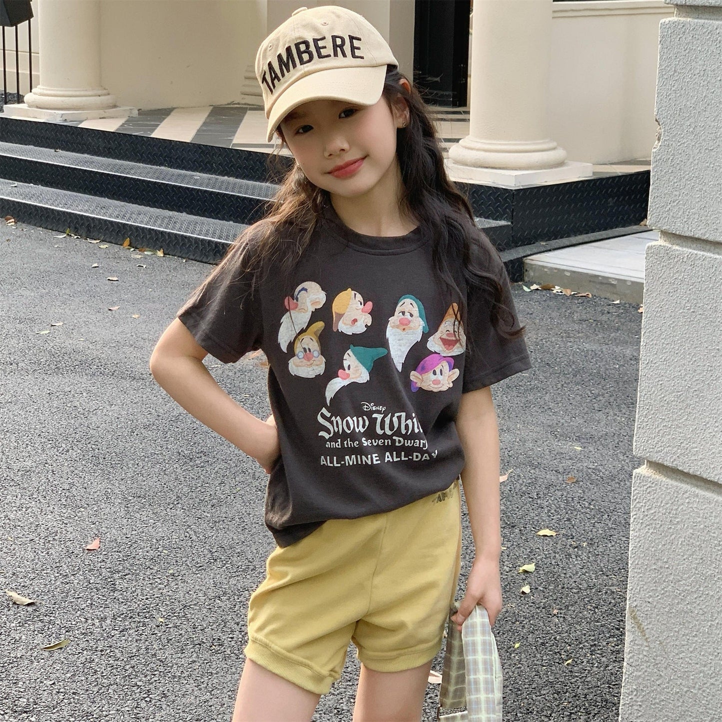 半袖Tシャツ 小人プリント半袖Tシャツ【mh0010125】