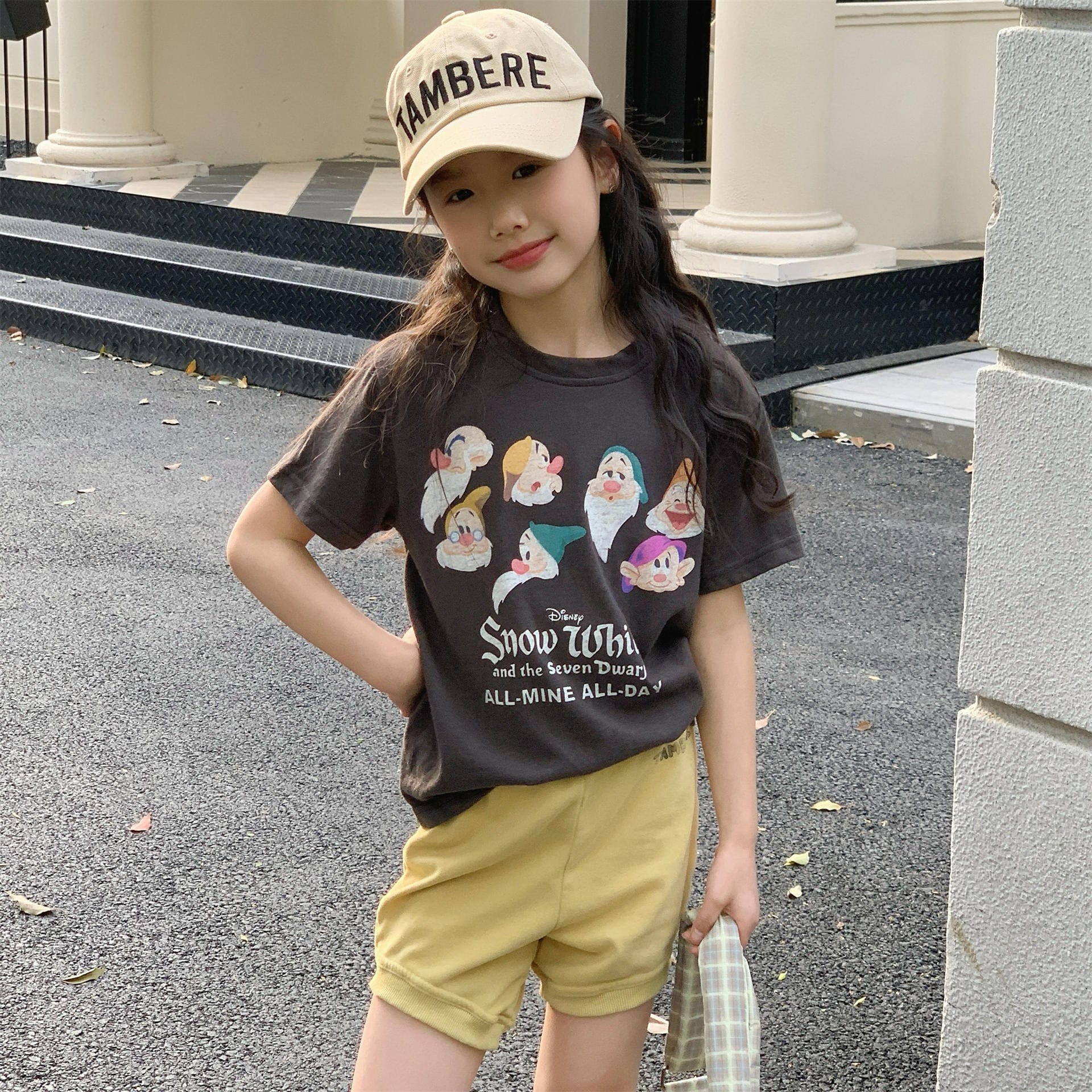 半袖Tシャツ 小人プリント半袖Tシャツ【mh0010125】