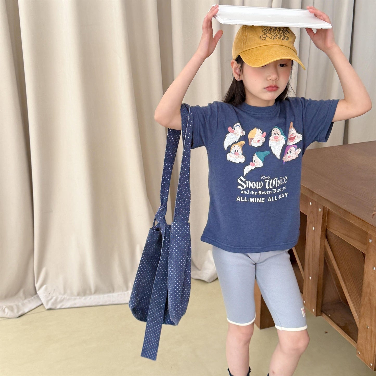 半袖Tシャツ 小人プリント半袖Tシャツ【mh0010125】