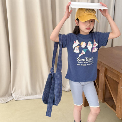 半袖Tシャツ 小人プリント半袖Tシャツ【mh0010125】