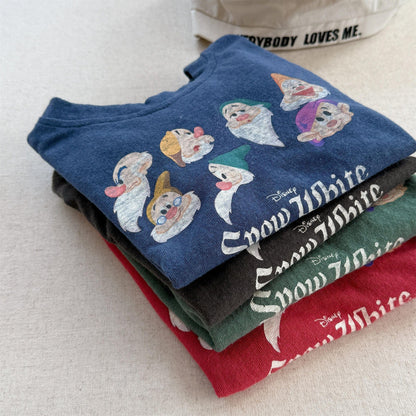 半袖Tシャツ 小人プリント半袖Tシャツ【mh0010125】