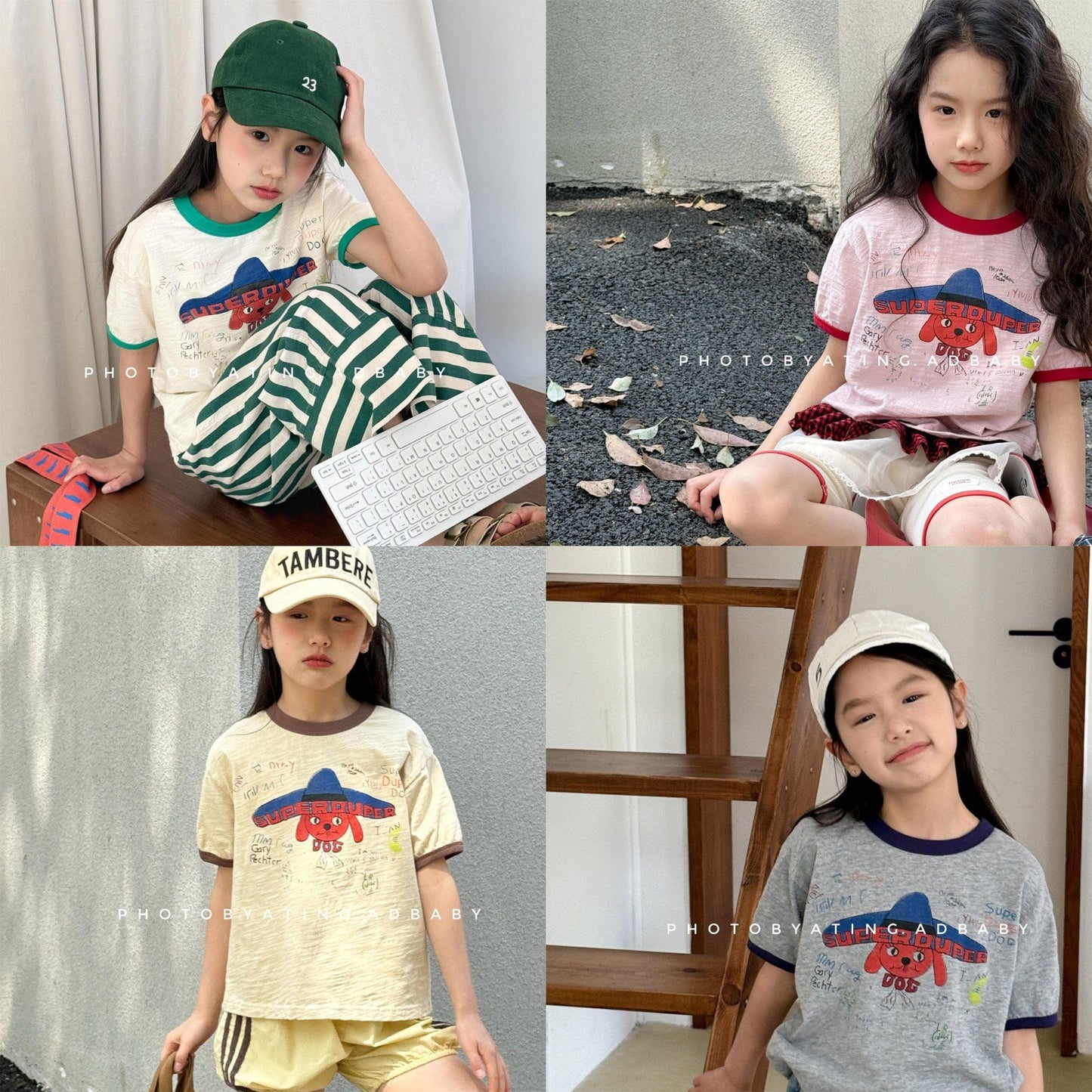 半袖Tシャツ キャラクタープリント半袖Tシャツ【mh0010129】