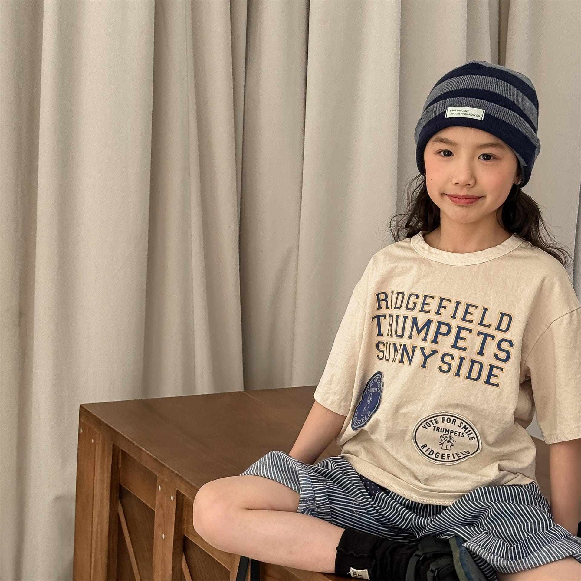 半袖Tシャツ レターロゴプリント半袖Tシャツ【mh0010136】