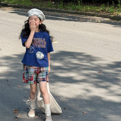 半袖Tシャツ レターロゴプリント半袖Tシャツ【mh0010136】