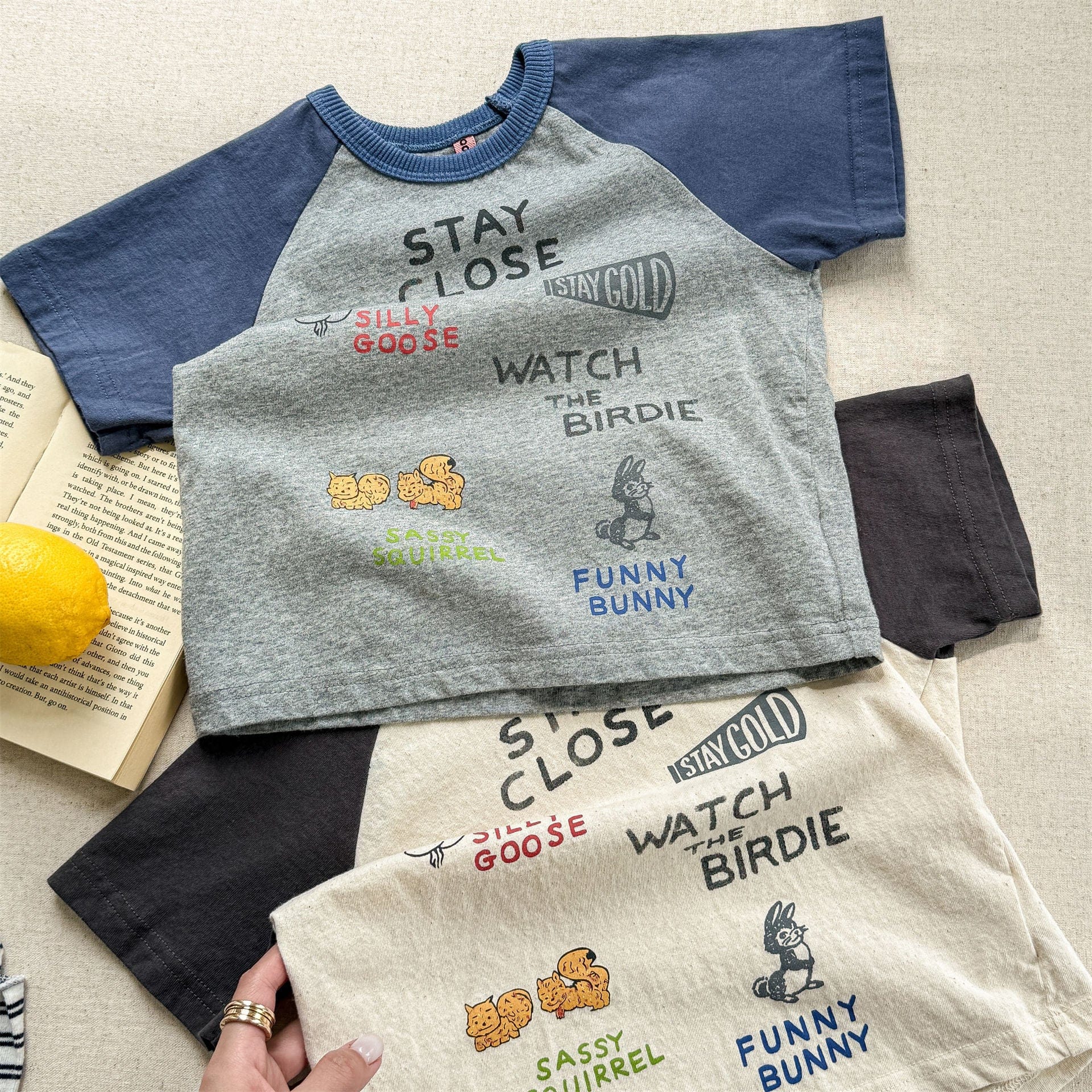 半袖Tシャツ お絵描きプリントラグラン半袖Tシャツ【mh0010140】