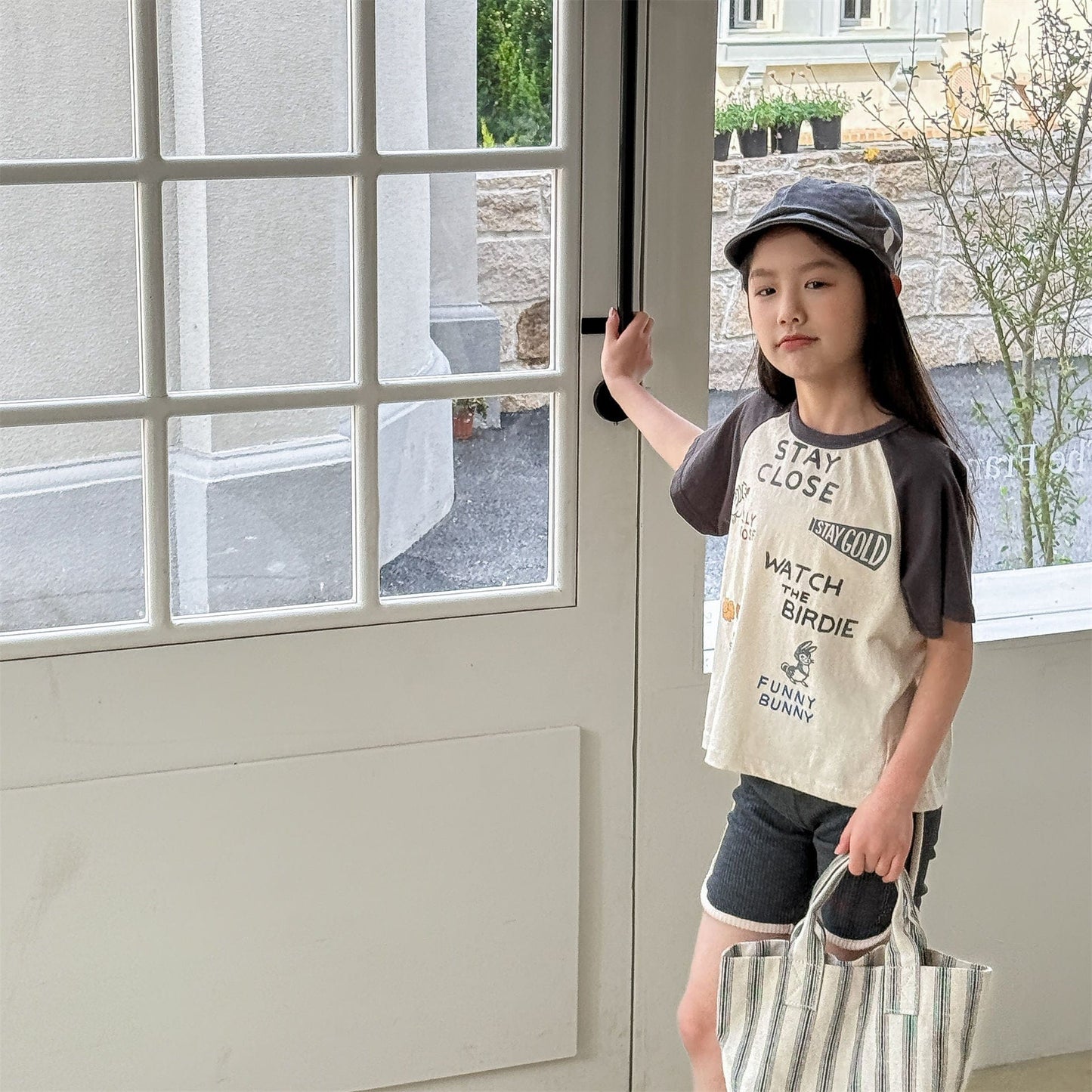 半袖Tシャツ お絵描きプリントラグラン半袖Tシャツ【mh0010140】