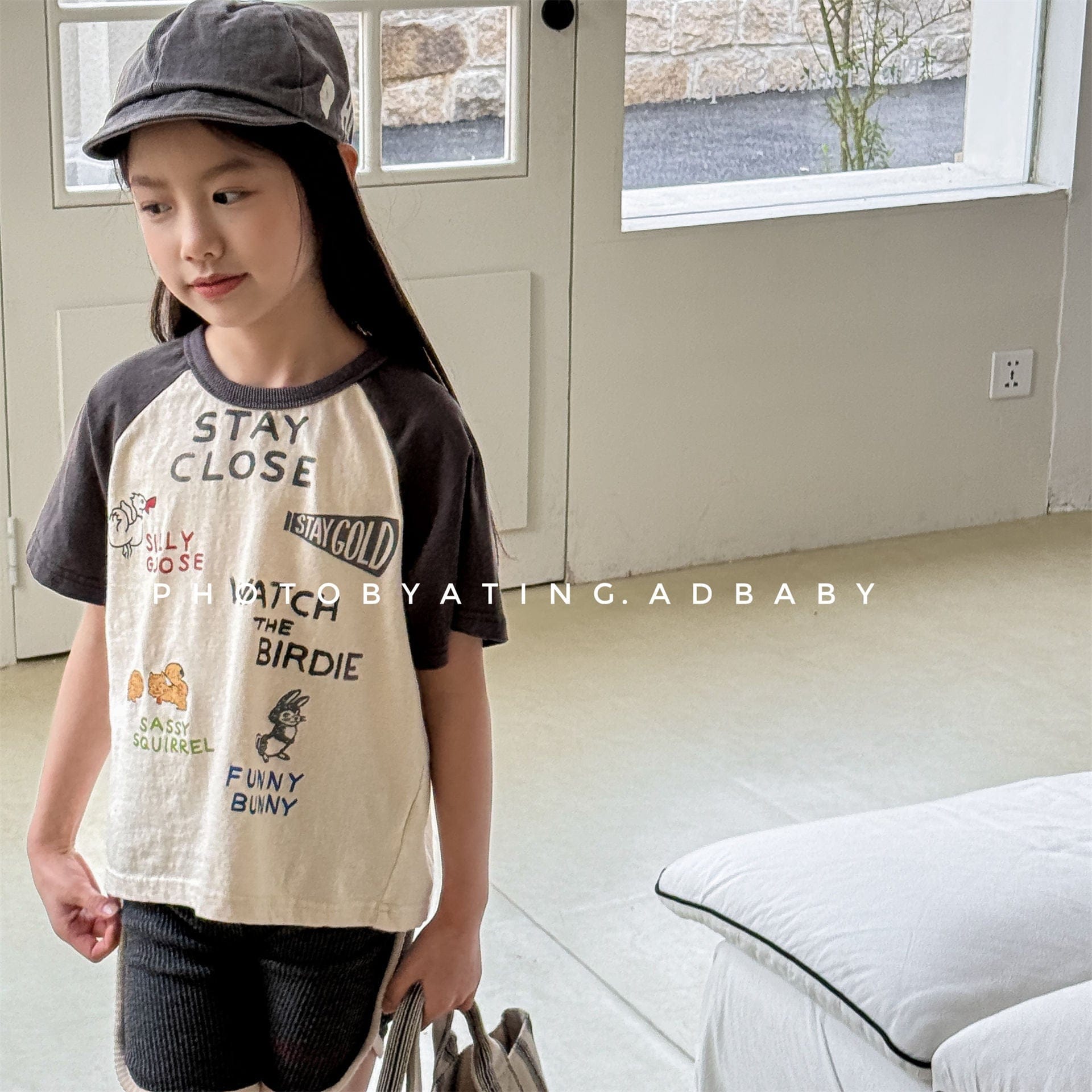 半袖Tシャツ お絵描きプリントラグラン半袖Tシャツ【mh0010140】