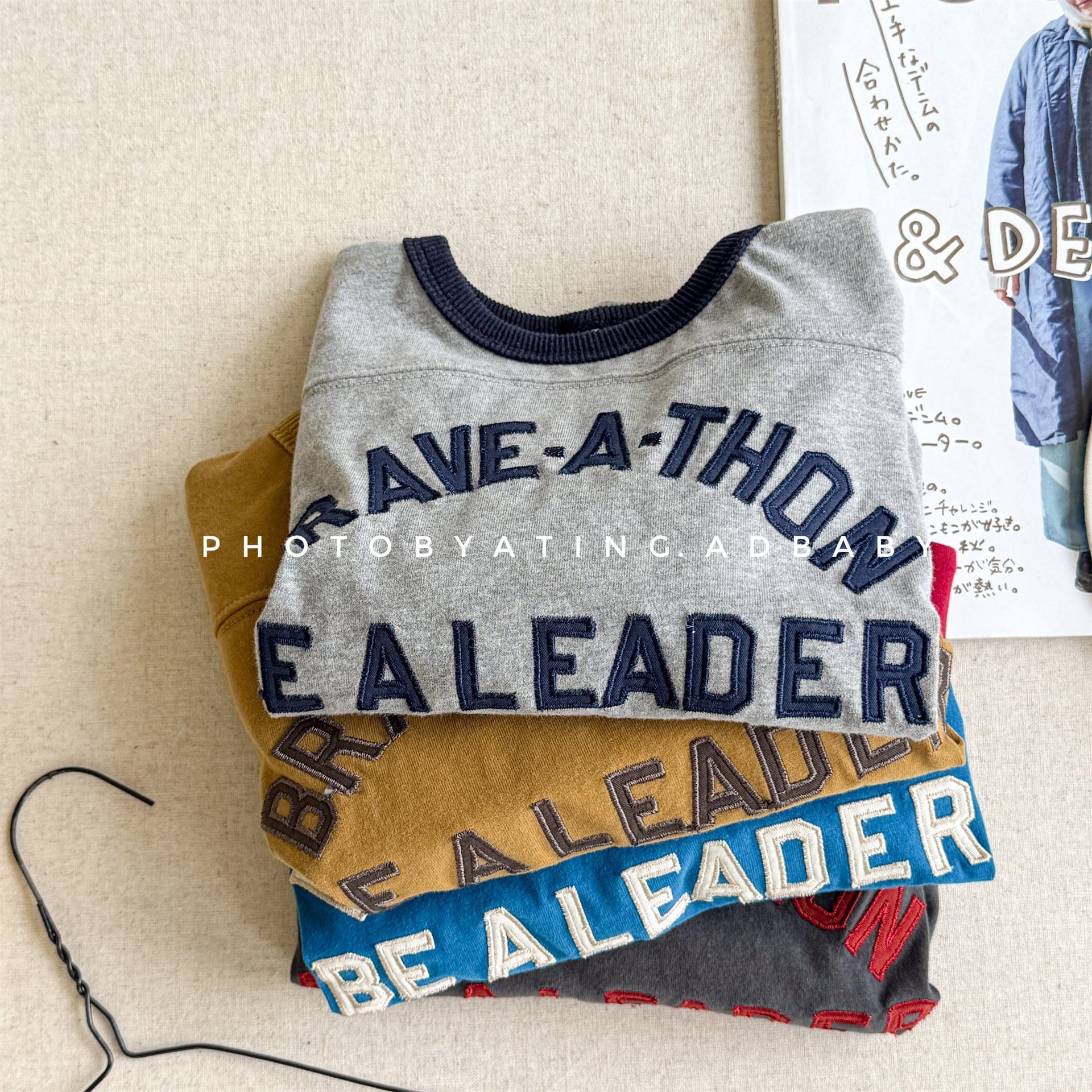 長袖Tシャツ レターロゴ長袖Tシャツ【mh0010621】